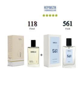 118 + 561 Kadın/Erkek Parfüm Edp 50 ml Floral/Fresh - Mnms118561