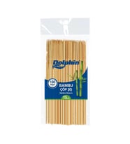 Dolphin Bambu Ahşap Çöp Şiş - Boy : 15 Cm. / En : 3mm - 100 Adetlik 1 Paket