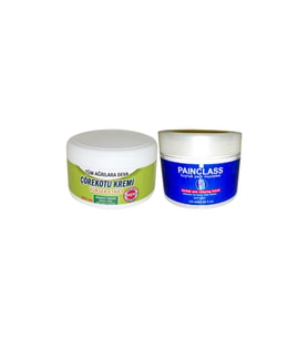 Çörek Otu Kremi Büyük XLBoy 200 ml Ağrı Kremi Green + 100 ml Painclass Kuyruk Yağı Kremi / Diz Dirsek İskelet Sırt Bel Kas Eklem Ağrılarına Masaj Seti