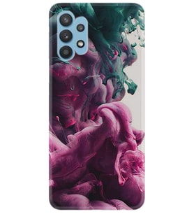 Kılıfland Samsung Galaxy A52 Kılıf Desenli Silikon Resimli Kapak Pink Green Cloud Kılıf 1306