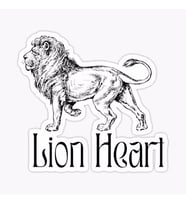 Aslan Ailesi Araba Oto Sticker Yapıştırma Etiket 17CM q6