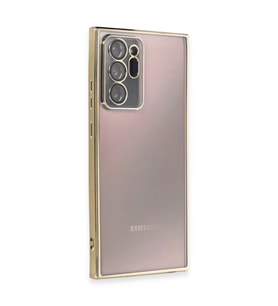 Galaxy Note 20 Kılıf Lensli - Gold