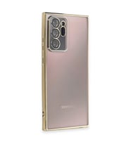 Galaxy Note 20 Kılıf Lensli - Gold