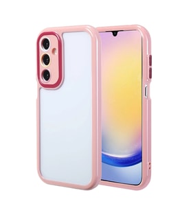 Galaxy A25 Kılıf Kamera Korumalı Renkli Kenar ve Çerçeve Tasarımlı Zore Vitamin Kapak