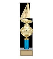 ODAK KUPA - Figürlü Kupalar - Yelken Figürlü Kupalar FG-051 C - 40 cm