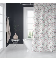 Banyo Duş Perdesi Mermer Desenli Duş Perde Su Geçirmez Banyo Perdeleri Polyester Kumaş Duş Perdesi (Çok Renkli)