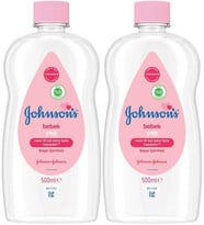 Johnsons Baby Bebek Yağı 500ML Nemlendirici (Pembe) (2 Li Set)