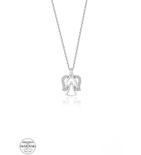 SWAROVSKİ TAŞLI  ZİRCONİA PERİ 925 AYAR GÜMÜŞ KOLYE