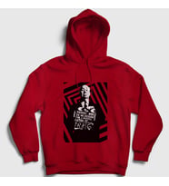 Presmono Unisex Kırmızı Yönetmen Sinema Hediye Alfred Hitchcock Kapüşonlu Sweatshirt 556530tt (Kırmızı)