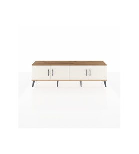 Arges TV Ünitesi 2 Raflı 4 Kapaklı 176x30x51 Çam-Aytaşı