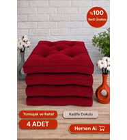 SİLİKONLU FİTİLLİ SANDALYE MİNDERİ