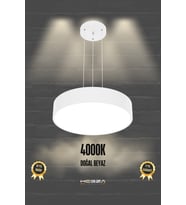 40cm Beyaz Sarkıt Led Avize, Modern İç Mekan Aydınlatması
