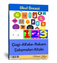 Okul Öncesi Çizgi-Alfabe-Rakam Çalışmaları Kitabı