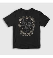 Presmono Unisex Çocuk Siyah Taurus Zodiac Hediye Boğa Burcu T-Shirt 529988tt