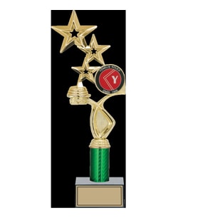 ODAK KUPA - Figürlü Kupalar - Yıldız Figürlü Kupalar FG-018 C - 37 cm