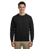 Erkek Spor Reklam Kol Sweatshirt Regular Fit BGL-ST04951 (Siyah)