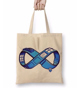 Doctor Who Endless Tardis Bez Çanta Uzun Saplı