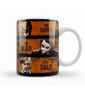The Good The Mad The Ugly Batman Ve Joker Kupa Bardak Porselen
