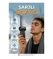 Şarjlı Hava Üfleme Aleti – 3 Kademeli Güç Ayarlı Taşınabilir Temizlik Cihazı