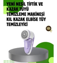 Pamuk Tiftik Tüy Temizleme Makinesi 5w - 3 Bıçaklı Sistem