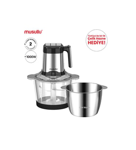 Musullu MSL-1221-2  Rondo Doğrayıcı 2 Lt (Gümüş)