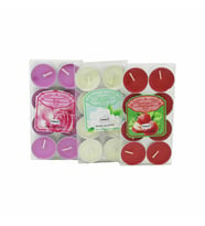 RENKLİ TEA LİGHT 8 PARÇA  MUM ÇİLEK KOKULU (4767)