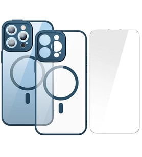 Baseus Frame Series iPhone 14 Pro 6.1 Kamera Koruyuculu Magsafe Kılıf + Tempered E - SSSSSS6598-8