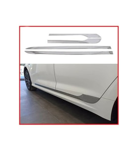 BLUEOTO Toyota Corolla Krom Yan Kapı Çıtası 2019-2025 Paslanmaz Çelik 4 Parça