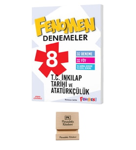 Fenomen LGS 8. Sınıf İnkılap Tarihi ve Atatürkçülük Fenomen Denemeler + Telefon Standı