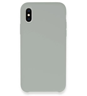 iPhone XS Max Kılıf Lansman Legant Silikon - Açık Gri