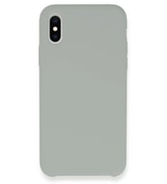 iPhone XS Max Kılıf Lansman Legant Silikon - Açık Gri