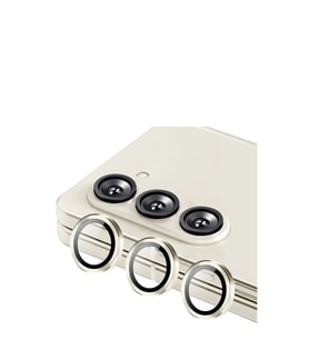 Samsung Galaxy Z Fold 5 Valdez Metal Kamera Lens - Krem
