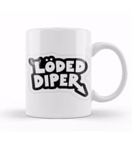 Loaded Diaper LOGO Kupa Bardak Porselen