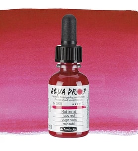 Schmincke Aqua Drop Sıvı Sulu Boya 30ml 360 Ruby Red
