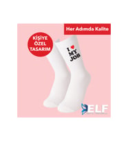 Kişiye Özel Yazılı Çorap ( 2 Adet ) (Standart)