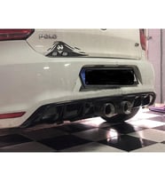 Volkswagen Polo Mk5 R400 Difüzör Parlak Siyah Difizör Plastik 2009 2010 2011 2012 2013