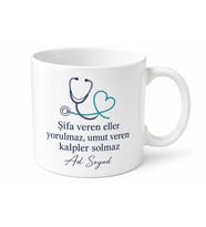 Doktora Özel Kahve Kupası Doktor Hediye Kişiye Özel Baskılı Kupa Bardak