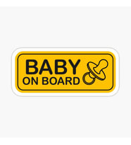 Arabada Bebek Var Sticker oto Yapıştırma Etiket 18cm MD20