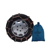 Serme Mahmuzlu Kar Patinaj Zinciri 195X55X15 Grup:62 Space Karmat (Siyah - Beyaz)