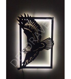 Kartal Led Işıklı Tablo