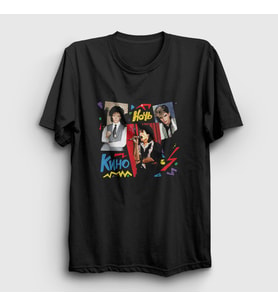 Presmono Unisex Siyah Album Kino Noch T-Shirt 441088tt