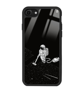 iPhone 8 Astronot Tatiana Tasarımlı Glossy Telefon Kılıfı