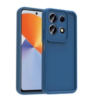 Infinix Note 30 4G Uyumlu Kılıf Kamera Korumalı Zore Ananas Kapak (Koyu Yeşil)