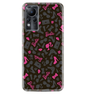 INFINIX Note 11 Pro Note 10 Hot 9 Play Kılıf Desemli Silikon Barbie and Shoes 1413