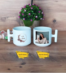 Doğum Günü Hediyesi İsme Özel Kupa Bardak T Fotoğraflı
