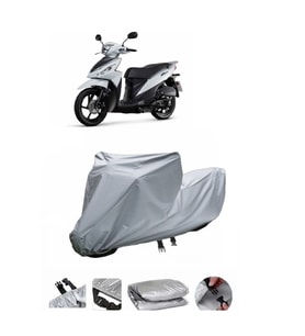 Suzuki Address 110  Gri Motosiklet Brandası ARKA ÇANTA UYUMLU DEĞİLDİR