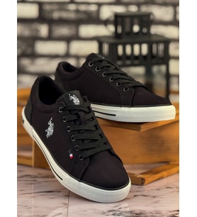U.S.Polo Assn. Teo Erkek Sneaker Ayakkabı (Siyah)