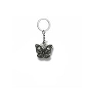 Deathly Butterfly Figürlü Unisex Anahtarlık  Metal Renk  Gotik Aksesuar