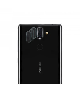 Gor Nokia 8 Sirocco Nano Kamera Koruyucu 3 Adet Set-(5775) - SSSSSS8253-6410