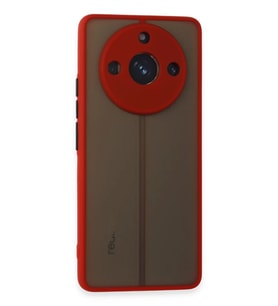 Realme 11 Pro Kılıf Montreal Silikon Kapak - Kırmızı
